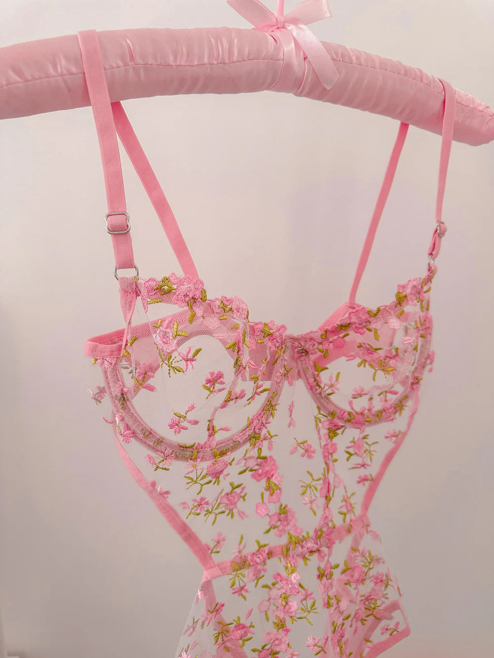 Barbie Floral Pink Bodysuit