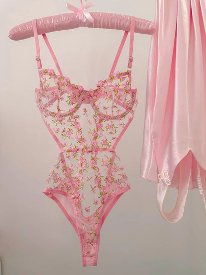 Barbie Floral Pink Bodysuit