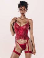 Fierre Red Garter Set