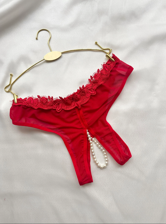 Red Desire Pearl Panty