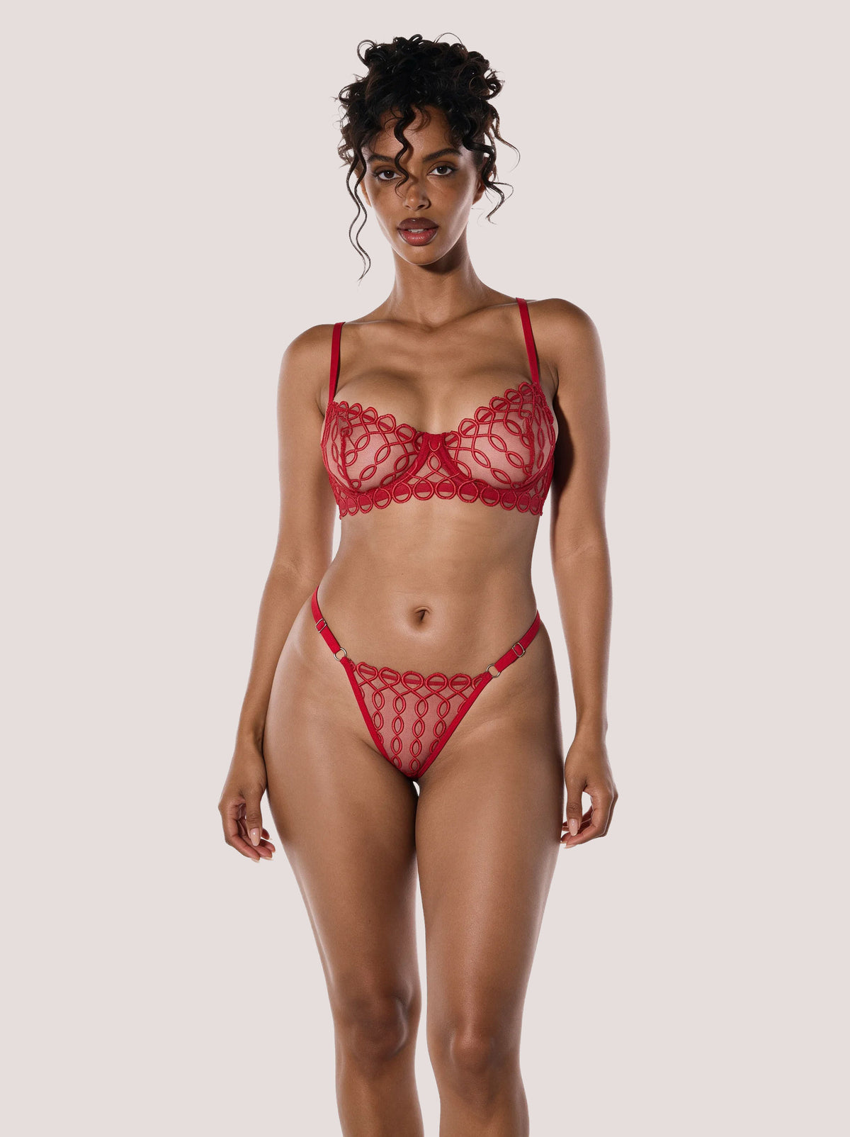 Red Scarlett Lingerie Set