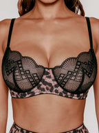 Reina Premium Leopard Garter Set