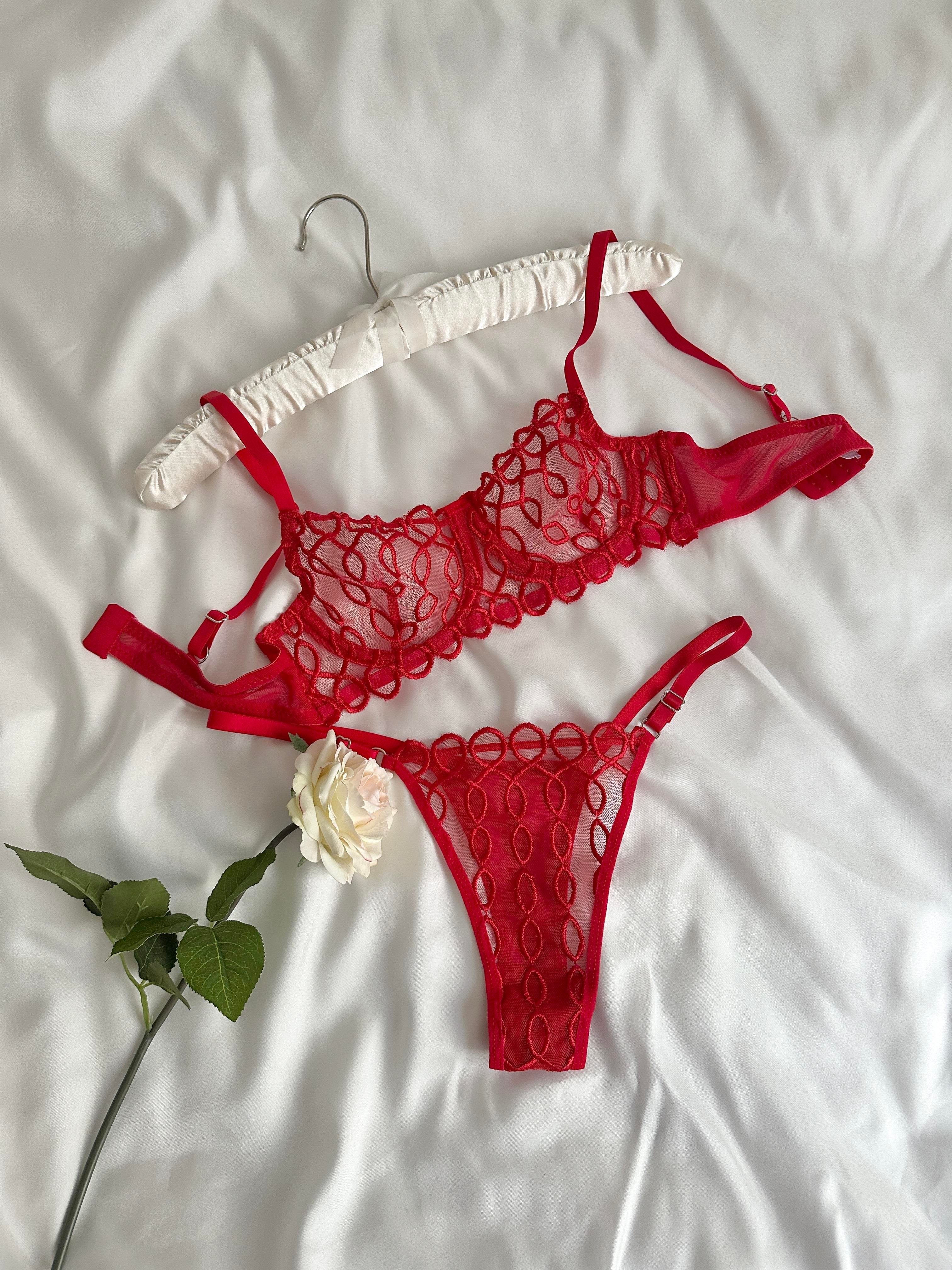 Red Scarlett Lingerie Set