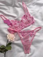 Sweetheart Pink Bra Set